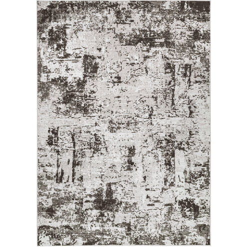 Ayda 36 X 24 inch Black/Grey Rug in 2 x 3