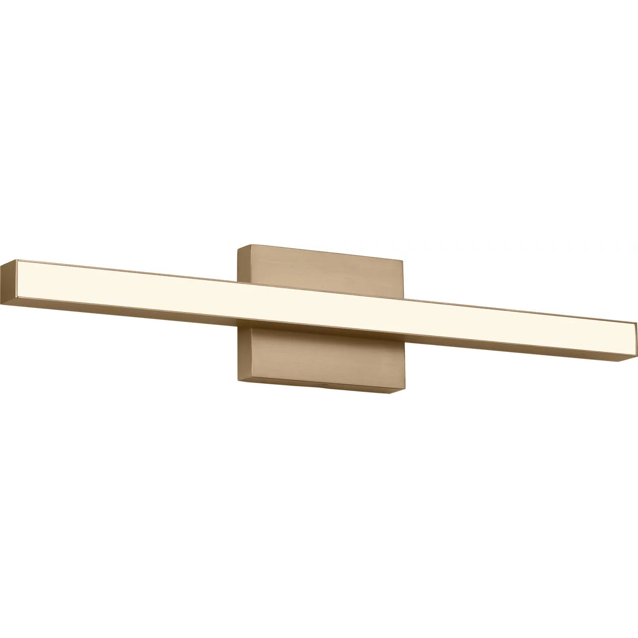 Marque LED 24 inch Satin Brass Vanity Light Wall Light