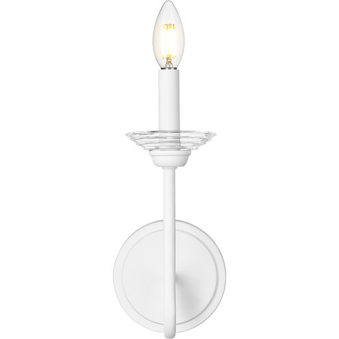 Allistair Wall Sconce Wall Light in Textured White