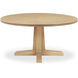 Charles 59.75 X 59.75 inch Natural Dining Table
