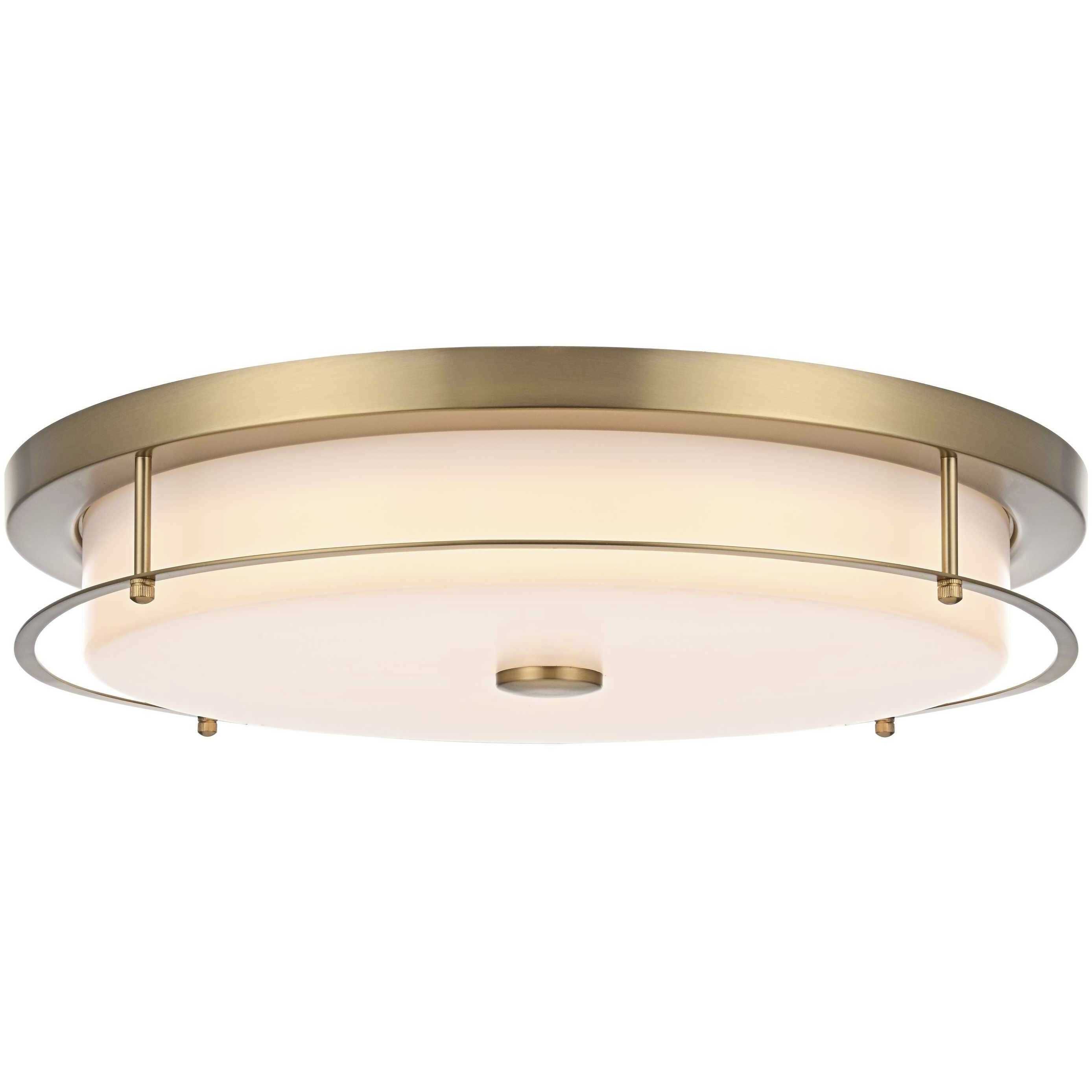 Kolson 1 Light 20 inch Satin Gold Flush Mount Ceiling Light