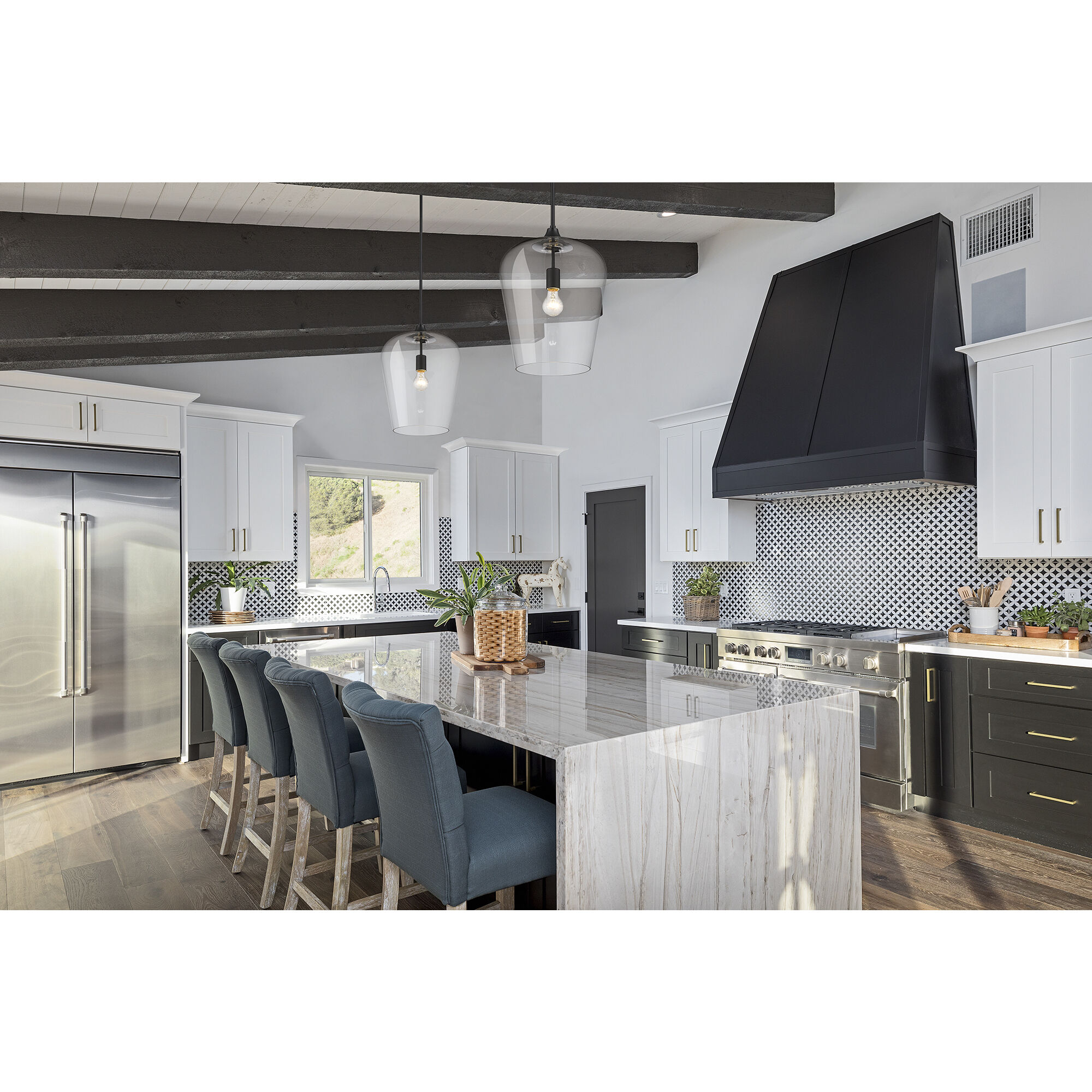 Joliet 1 Light 12 inch Matte Black Pendant Ceiling Light