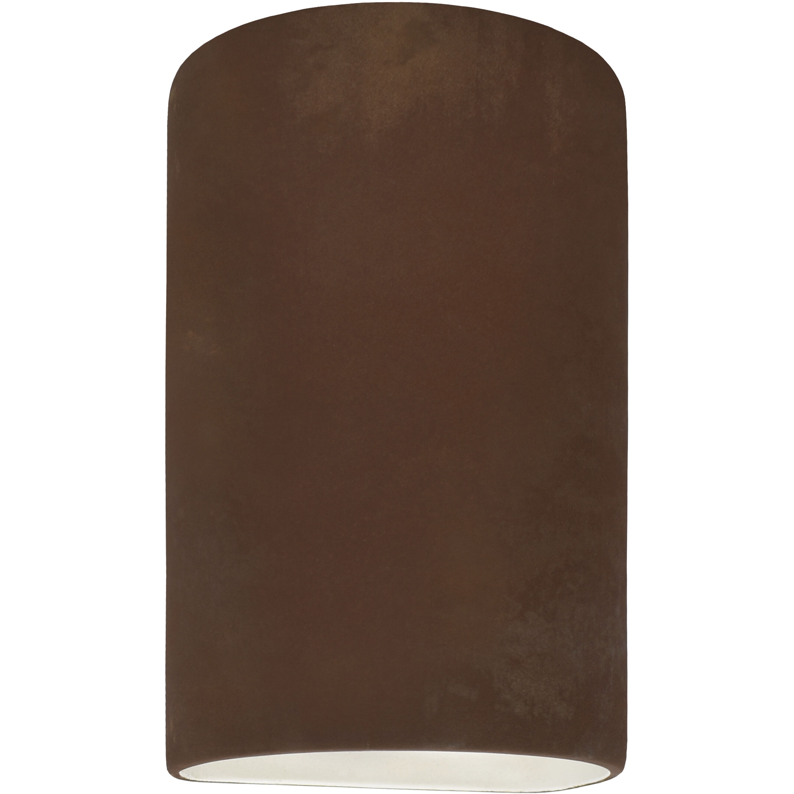 Ambiance Cylinder LED 7.75 inch Real Rust Wall Sconce Wall Light, Large