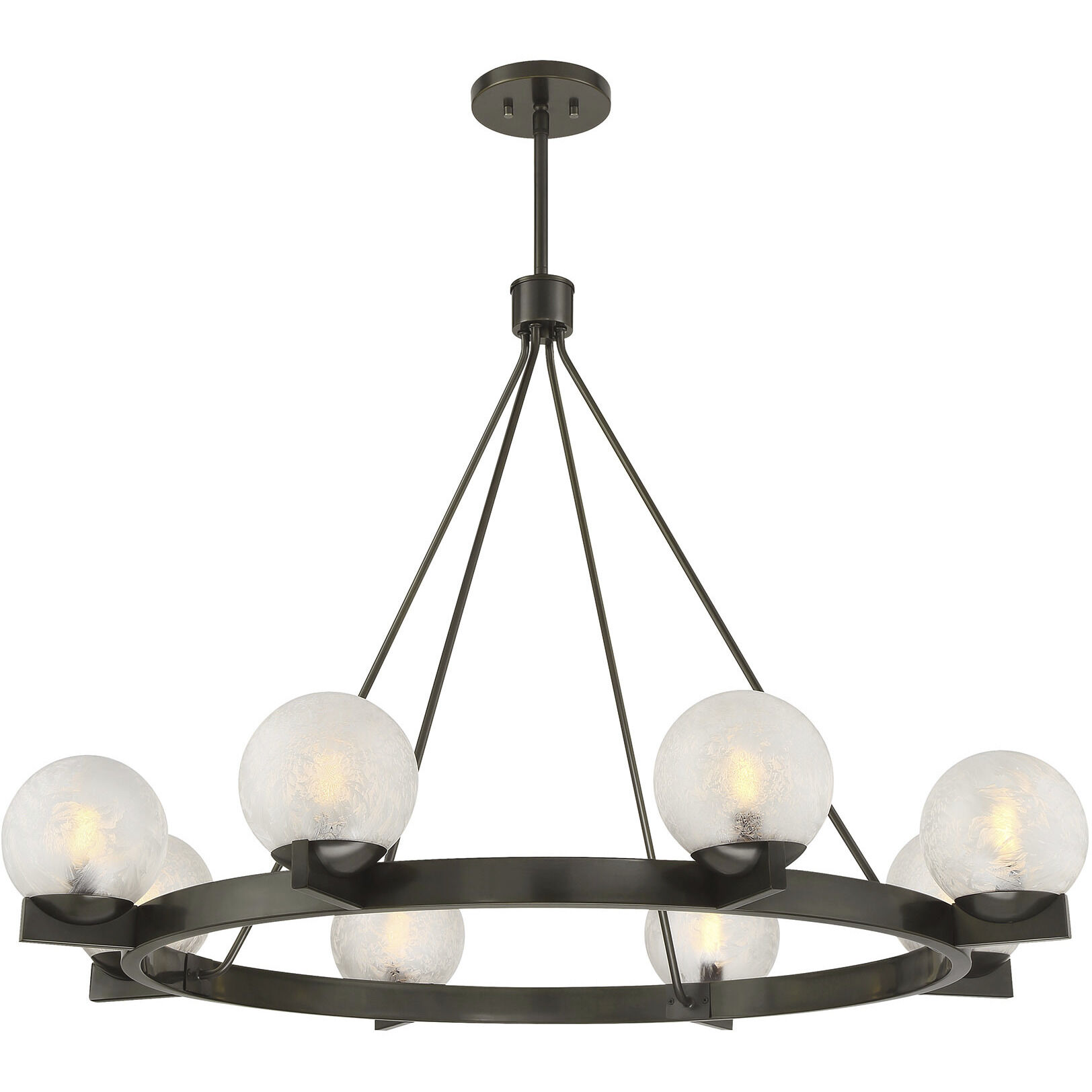 Darien 8 Light 42 inch Mediterranean Bronze Chandelier Ceiling Light