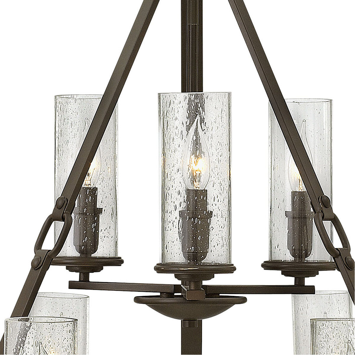 Dakota 9 Light 29 inch Oil Rubbed Bronze Indoor Chandelier Ceiling Light