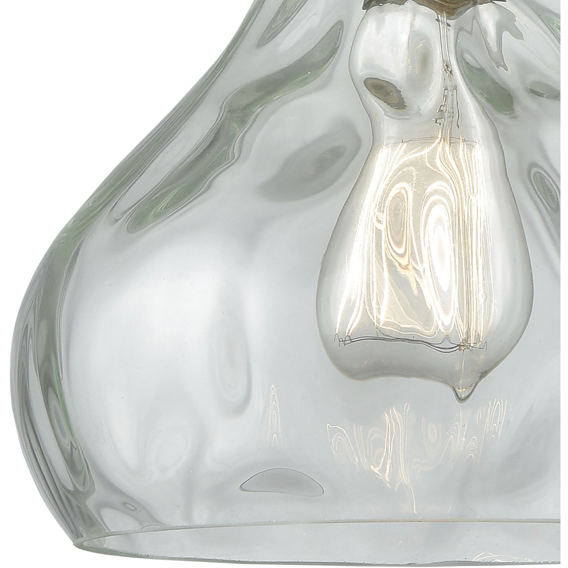 Belmont 1 Light 10 inch Clear with Satin Nickel Mini Pendant Ceiling Light