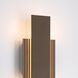 Jacks LED 15 inch Architectural Bronze Exterior Wall Sconce