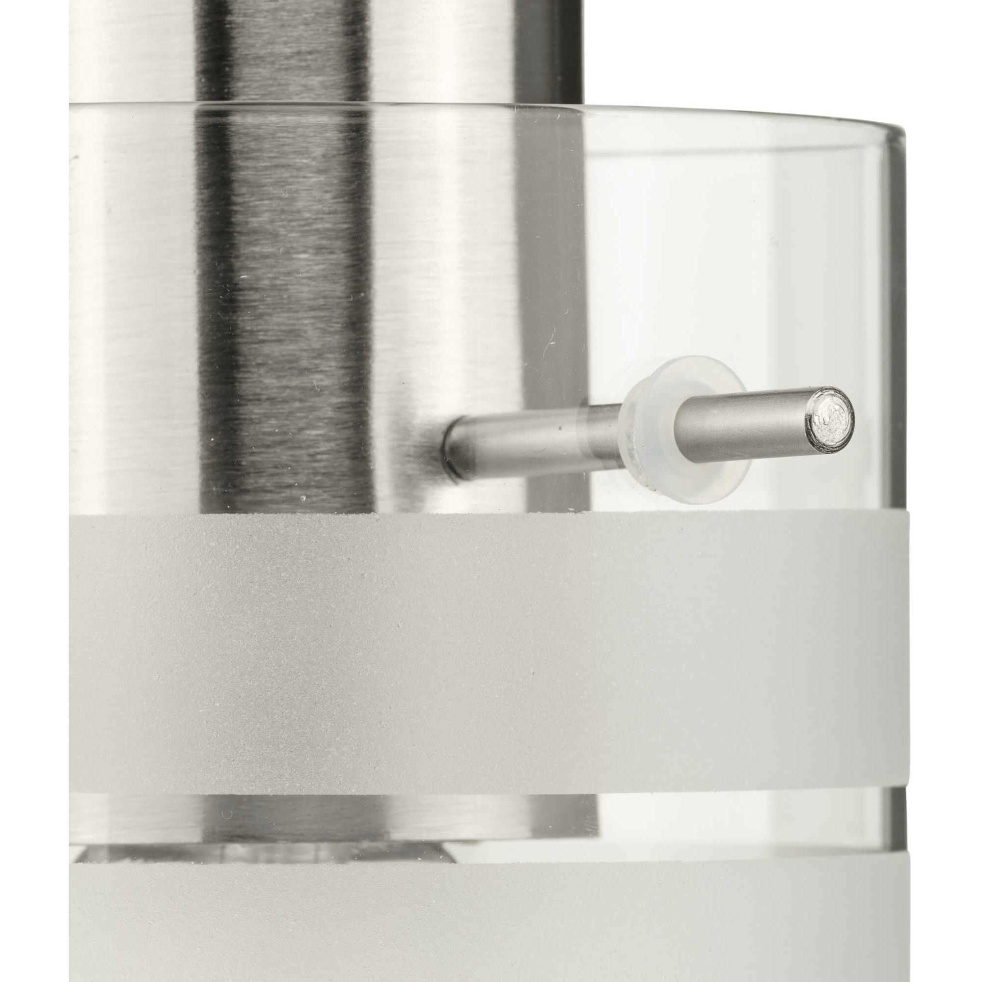 Glass Pendants 1 Light 5.31 inch Brushed Nickel Mini-Pendant Ceiling Light