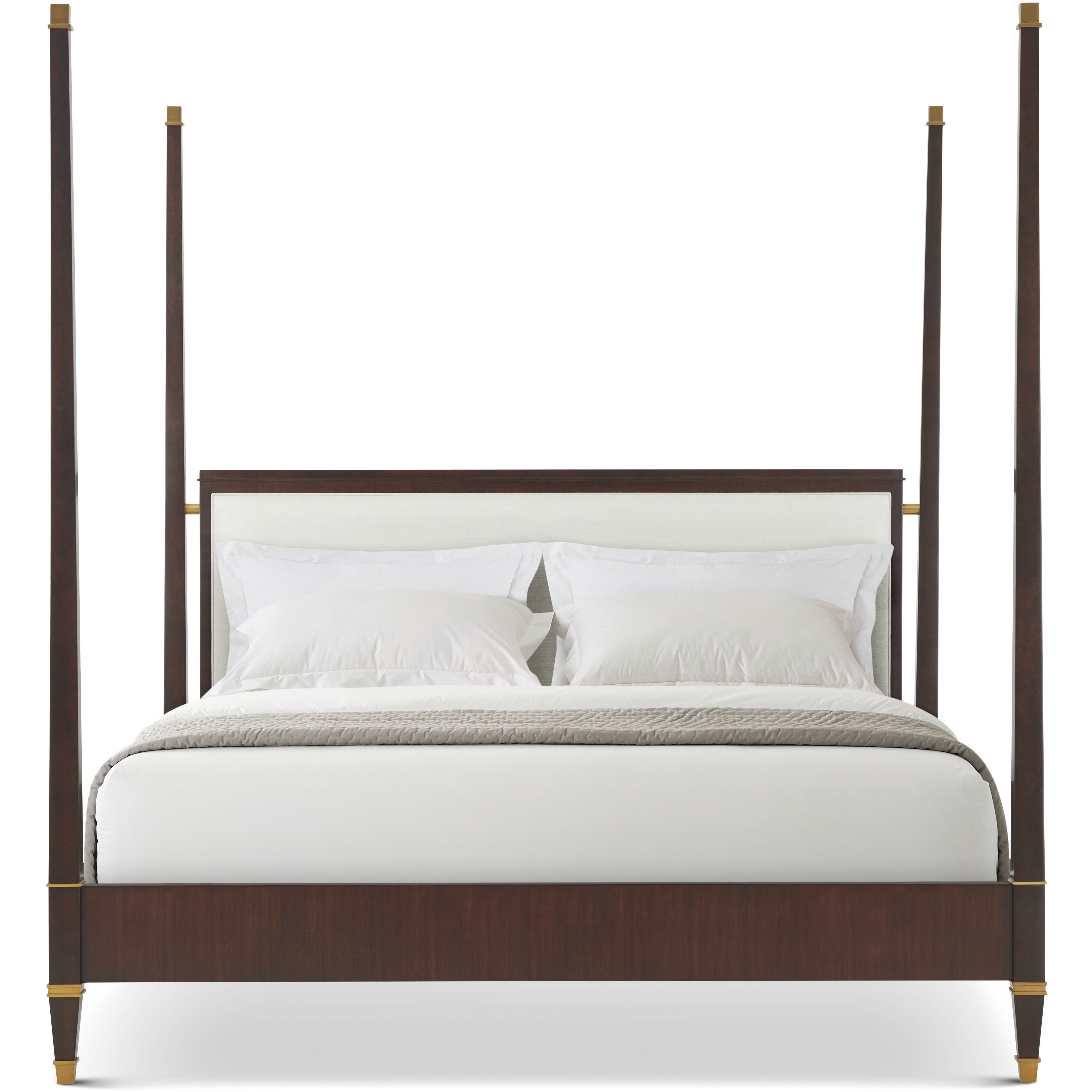 Markos Cambridge Poster US King Bed, Wooden, Upholstered, Marlborough by Alexa Hampton