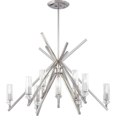 Fusano 12 Light 38.75 inch Polished Nickel Chandelier Ceiling Light