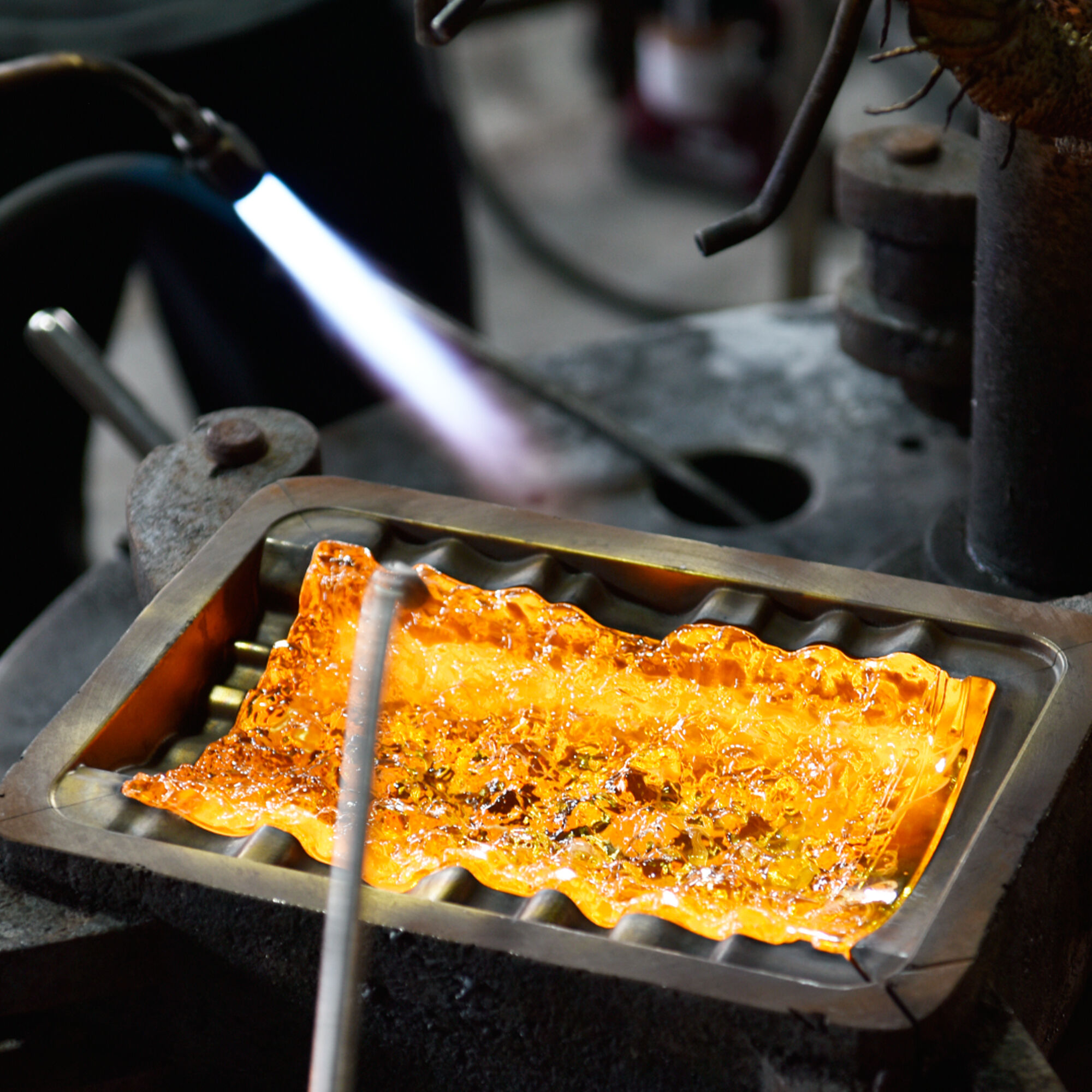 Lava LED 36 inch Black Chandelier Ceiling Light