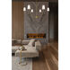 Shannon 6 Light 62 inch Rubbed Brass Chandelier Ceiling Light