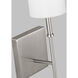 Foxdale 1 Light 5 inch Brushed Nickel Bath Vanity Wall Light in Brushed Nickel Silver