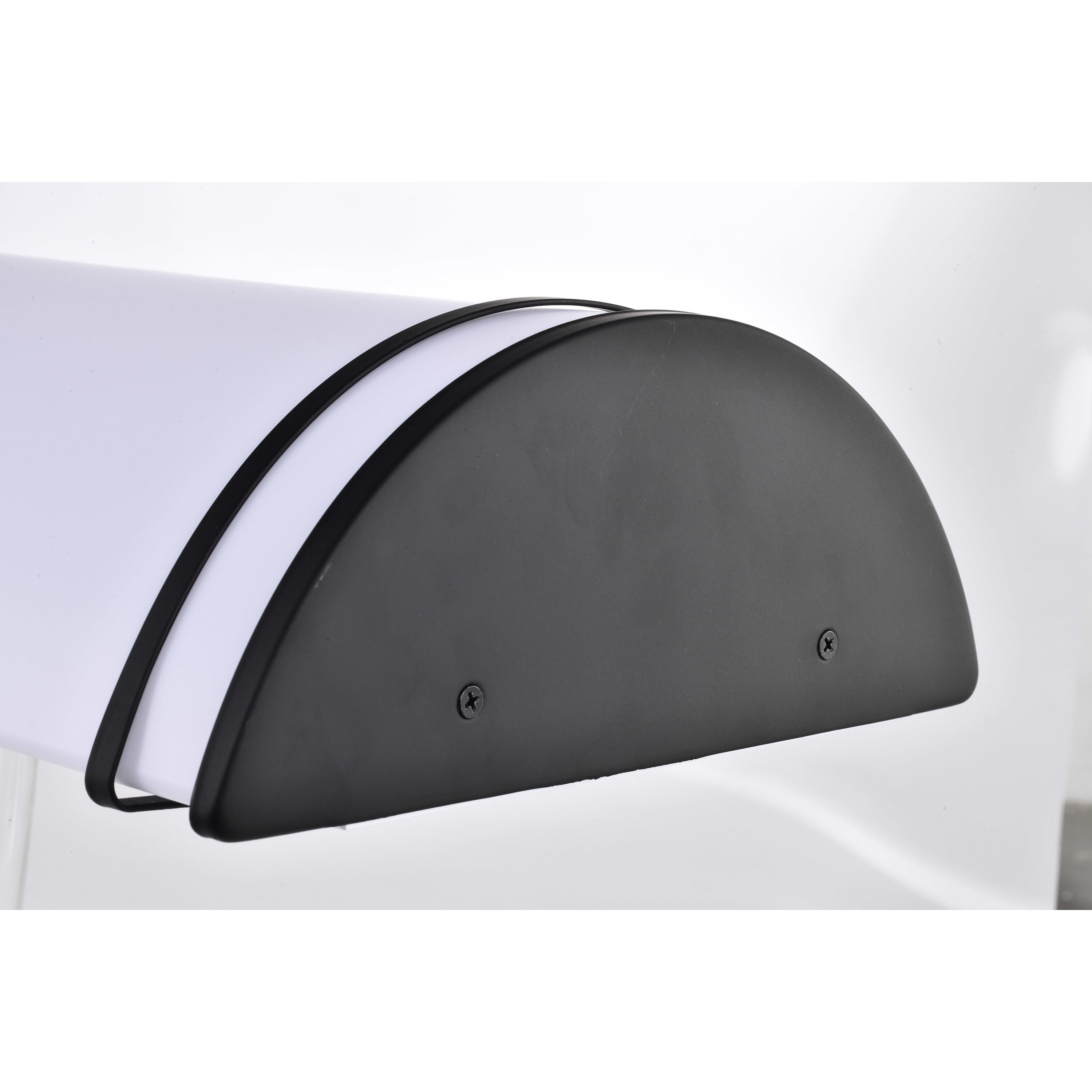 Glamour LED 12 inch Matte Black Linear Flush Mount Ceiling Light