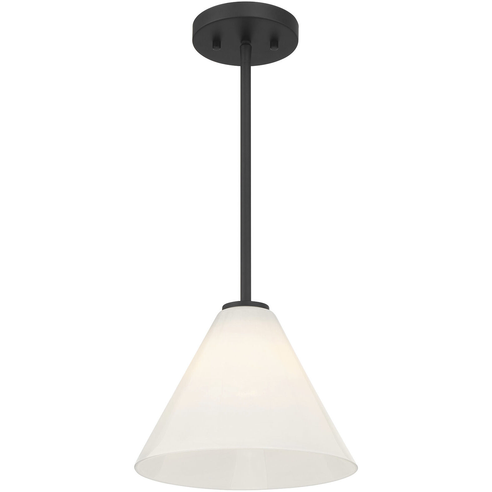 Blair 1 Light 10 inch Matte Black Mini-Pendant or Semi-Flush Ceiling Light