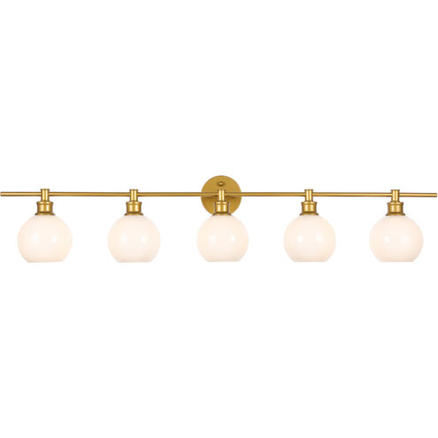 Syracuse 5 Light 47 inch Brass Wall sconce Wall Light