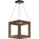 Morina Pendant Ceiling Light in Walnut