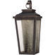Irvington Manor LED 19 inch Chelesa Bronze Outdoor Pocket Lantern, Great Outdoors