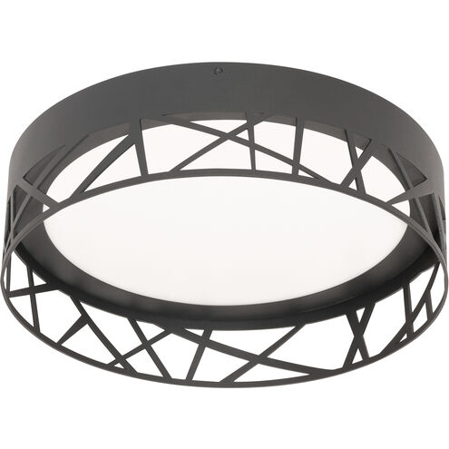 Boon LED 12 inch Black Flush Mount Ceiling Light