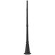 Outdoor Accessories 73 inch Charcoal Outdoor Post