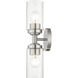 Whittier 2 Light 4.75 inch Brushed Nickel Vanity Sconce Wall Light