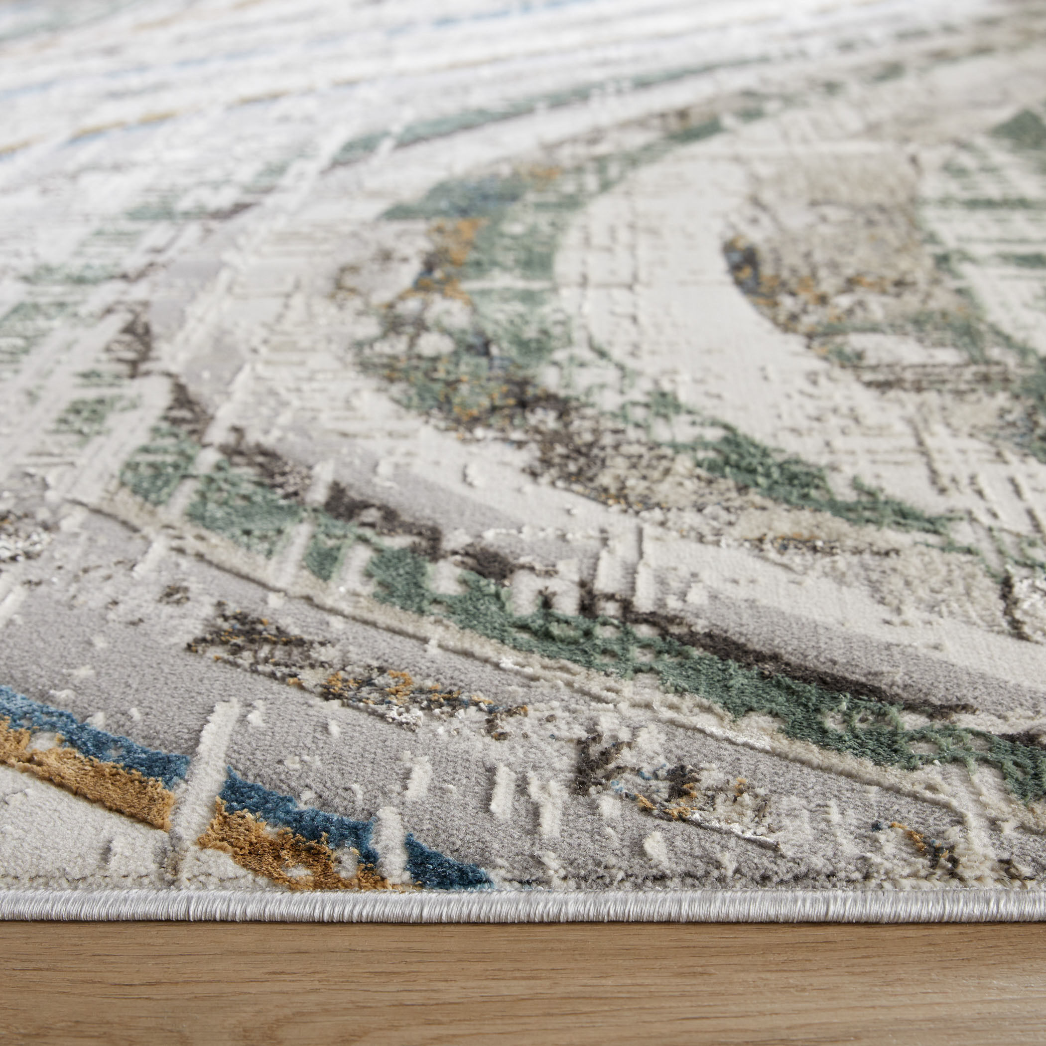 Zaria 130 X 94 inch Earth Tones Rug in 8 x 11