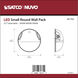 Brentwood LED 9 inch White Outdoor Wall Pack