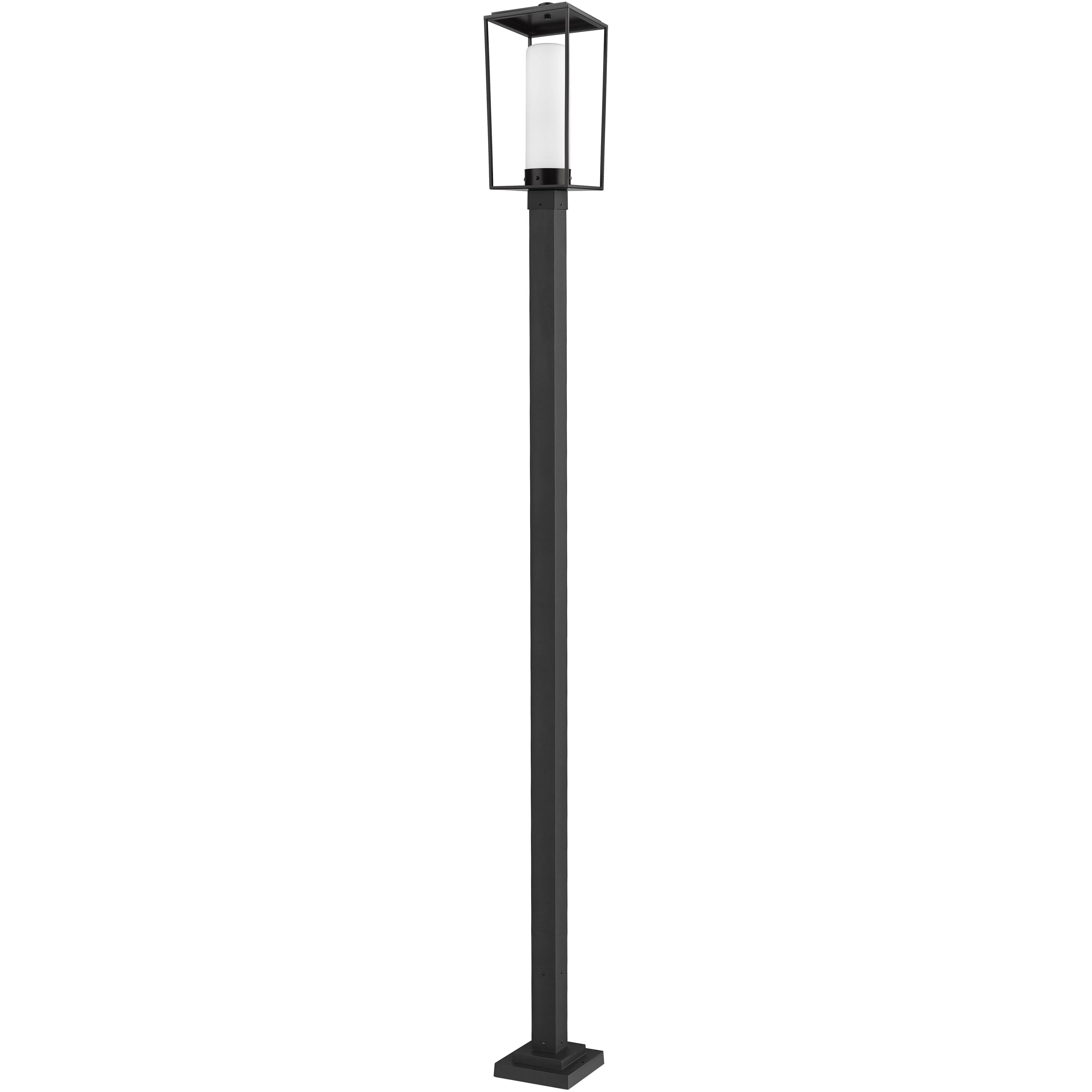 Sheridan 1 Light 116.25 inch Black Outdoor Post Mounted Fixture