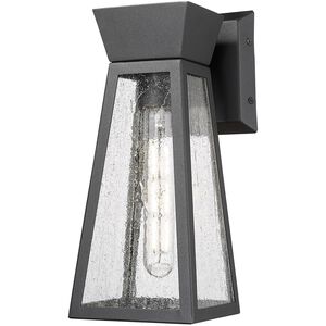 Lucian LED 12 inch Black Outdoor Wall Light