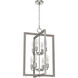 Woodburn 1 Light 19 inch Brushed Nickel Foyer Pendant Ceiling Light