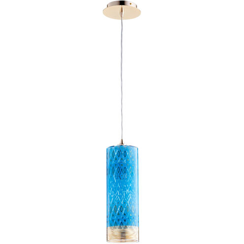 Kaska 1 Light 4.75 inch Gold Pendant Ceiling Light