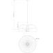 Valencia 1 Light 35 inch Modern Gold Pendant Ceiling Light
