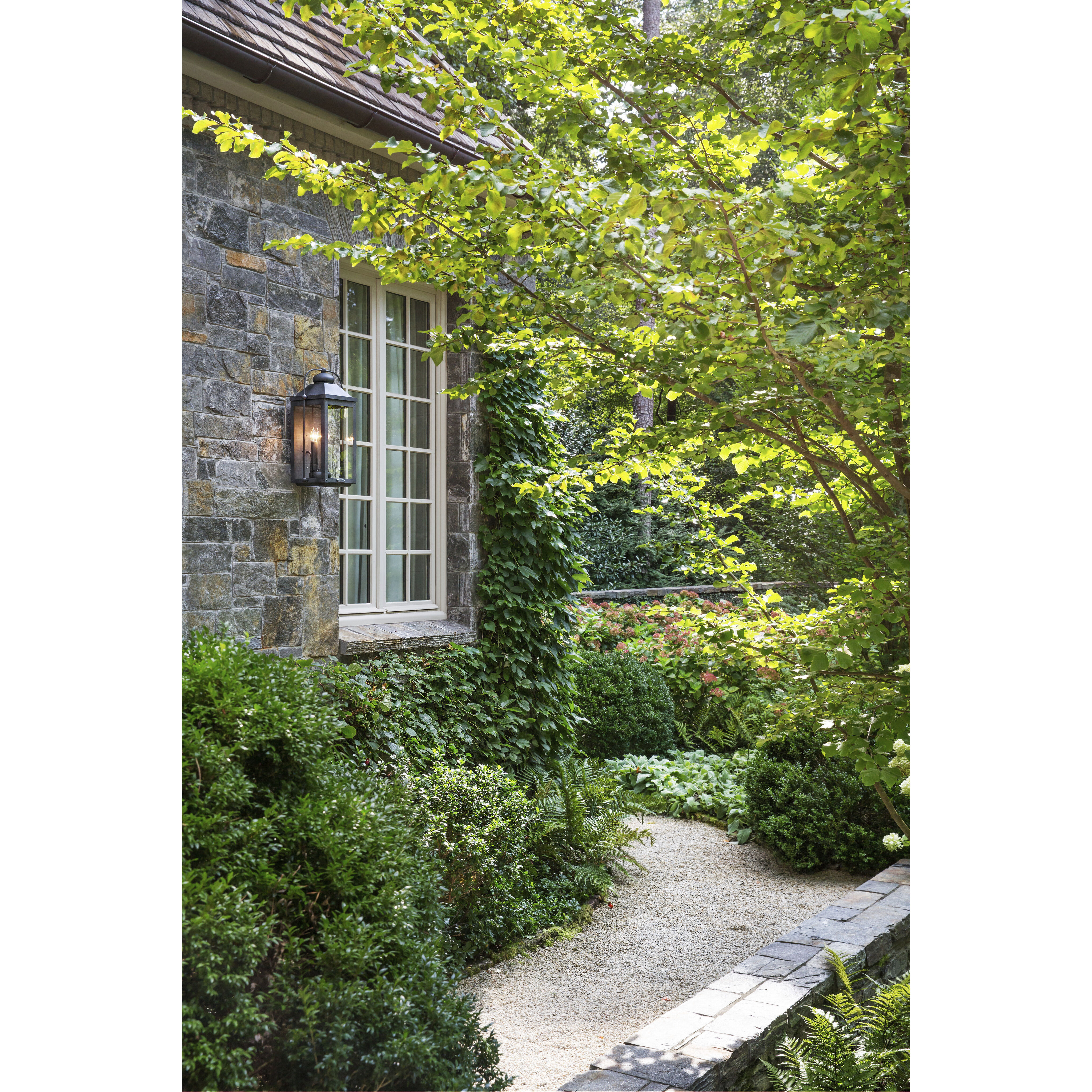 Hinkley 1854DZ LL Heritage Anchorage LED 18 inch Aged Zinc Outdoor Wall Mount Lantern Medium