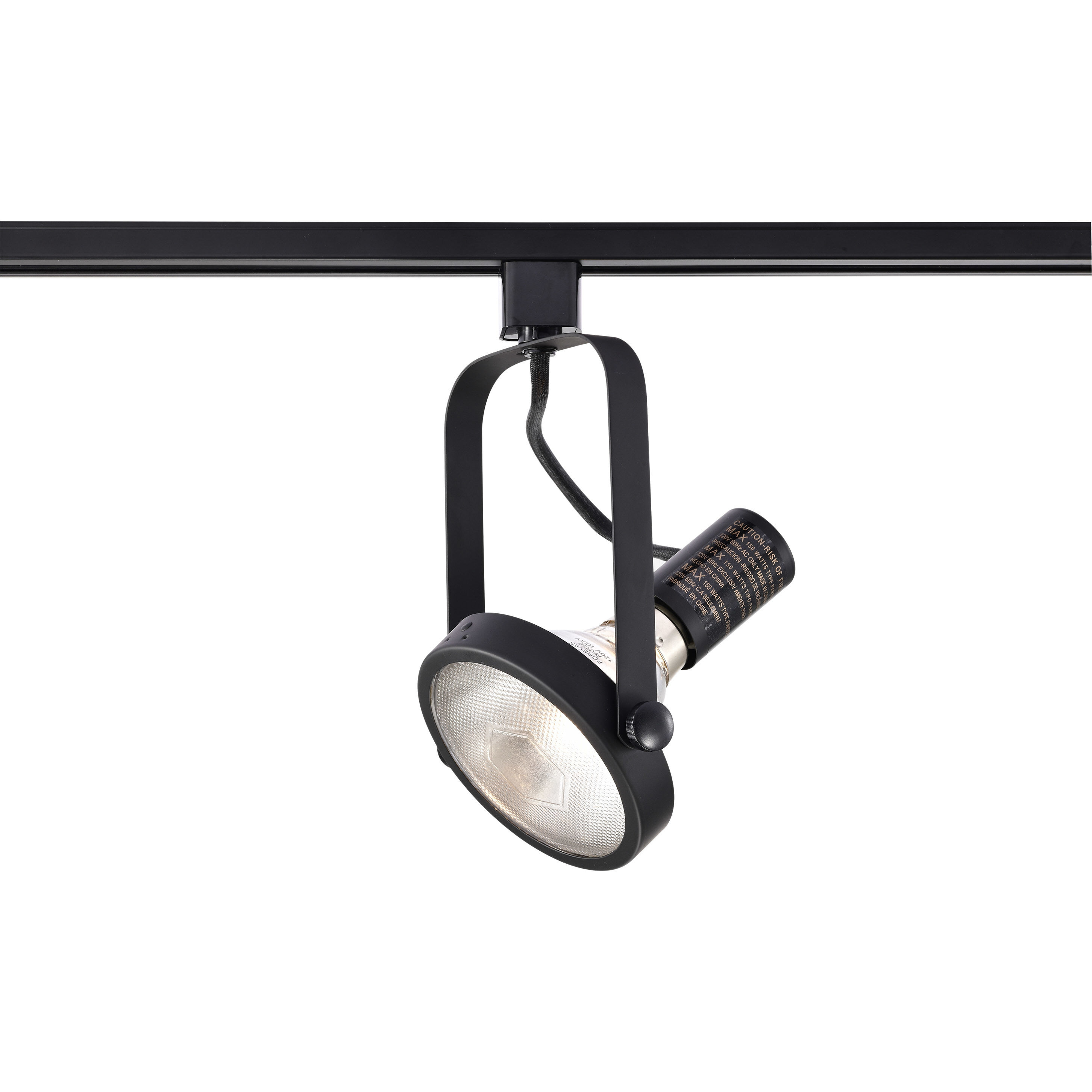 Brentwood 1 Light 120V Black Track Lighting Ceiling Light