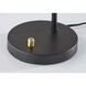 Sheridan 25 inch 40.00 watt Black with Antique Brass Accents Table Lamp Portable Light
