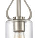Market Square 1 Light 5 inch Brushed Nickel Mini Pendant Ceiling Light
