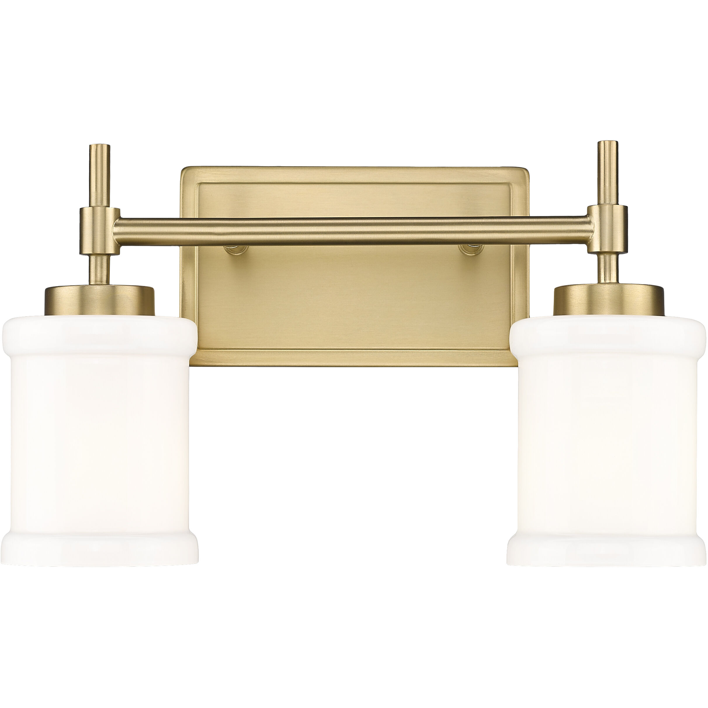 Cadoc 2 Light 15 inch Modern Gold Bath Vanity Light Wall Light