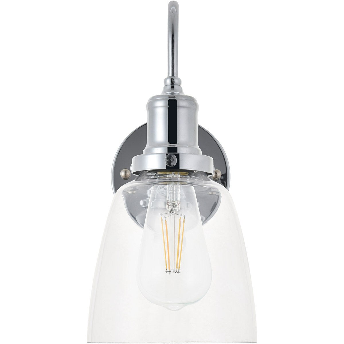 Felicity 1 Light 6 inch Chrome Wall Sconce Wall Light