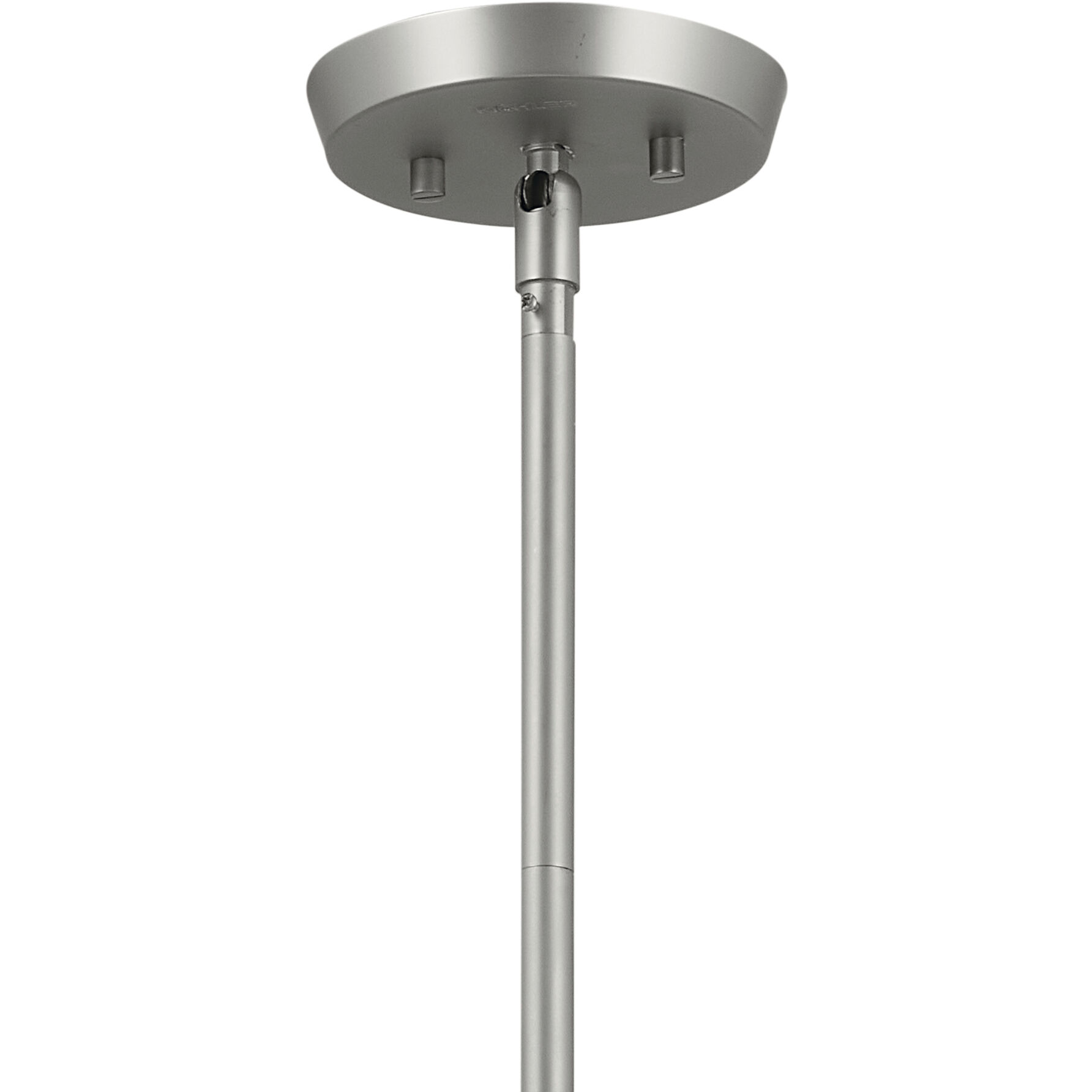 Arcus LED 39.25 inch Satin Nickel with Black Chandelier Ceiling Light