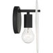 Oldmill 1 Light 5 inch Dark Matte Black Wall Sconce Wall Light