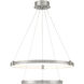 Mayer LED 28 inch Antique Nickel Chandelier Ceiling Light