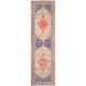 Ephesians 59 X 31 inch Pale Pink/Rose/Beige/Sky Blue/Cream/Burnt Orange Rugs, Rectangle