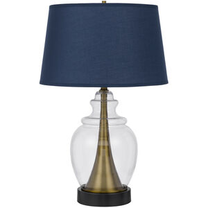 Cupola 30 inch 150.00 watt Antique Brass Table Lamp Portable Light