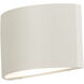 Colton LED 2.6 inch White Outdoor Sconce
