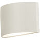 Colton LED 3 inch White Outdoor Sconce