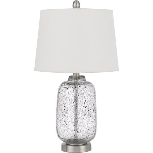 Solaro 23.5 inch 100.00 watt Brushed Steel Table Lamp Portable Light