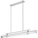 Benoit LED 56 inch Brushed Nickel Billiard Light Ceiling Light