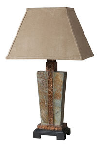 Petersburg 29 inch 100 watt The Base Is Made Of Real Hand Carved Petersburg Table Lamp Portable Light