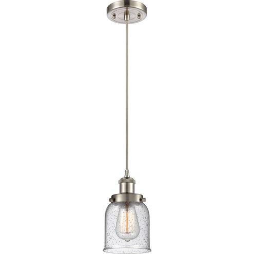 Small Bell LED 5 inch Satin Nickel Mini Pendant Ceiling Light, Ballston