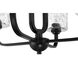 Collins 4 Light 24 inch Flat Black Chandelier Ceiling Light